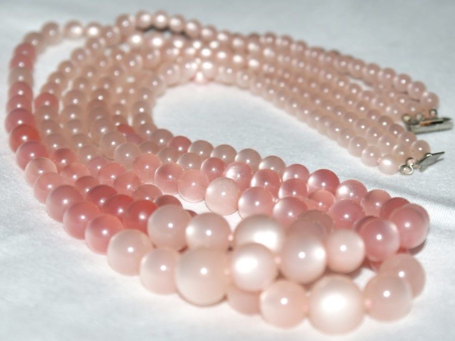 Lucite Moonglow beads